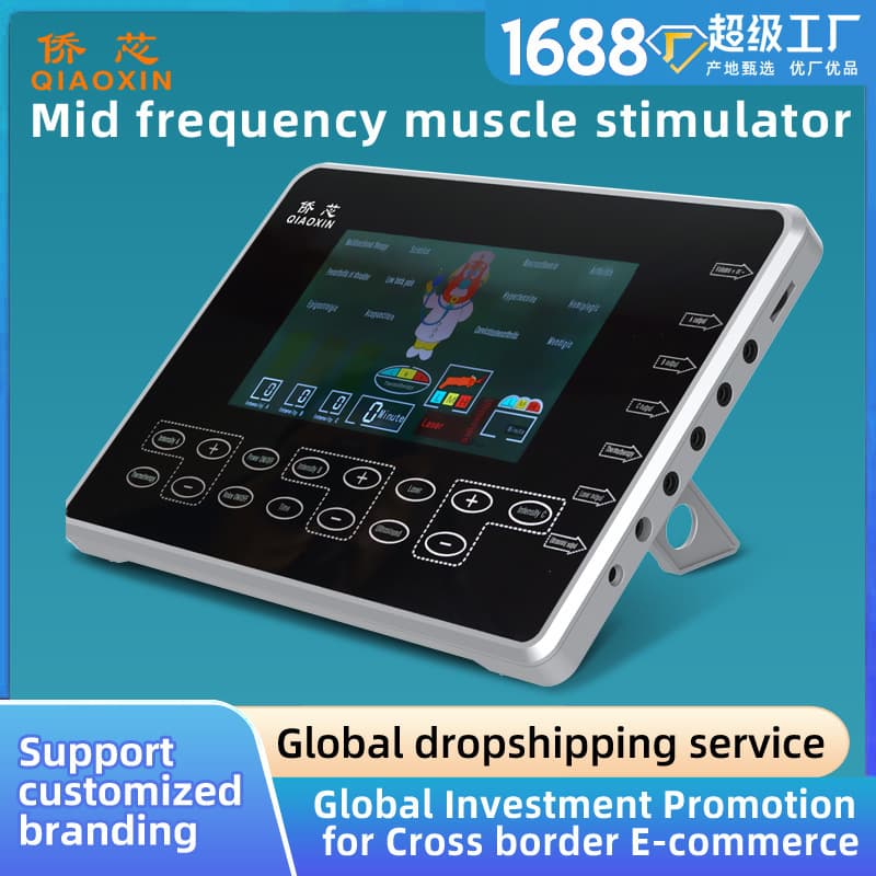 Cross-border TENS EMS Medium Frequency Physiotherapy Massager