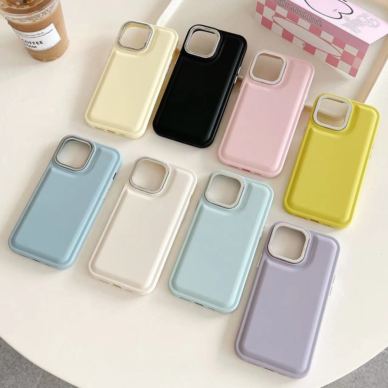 Suitable for Apple shell 15 mobile phone case 13/14 Macron 11 painted material skin feel 12pro bulge soft shell wholesale