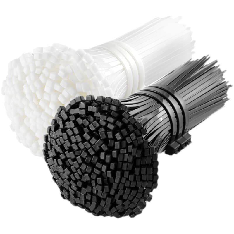 Nylon Cable Ties 4*150, 4*200, 5*200, 8*300, 10*400, Large Binding Ties Manufacturer Direct Sales Wholesale