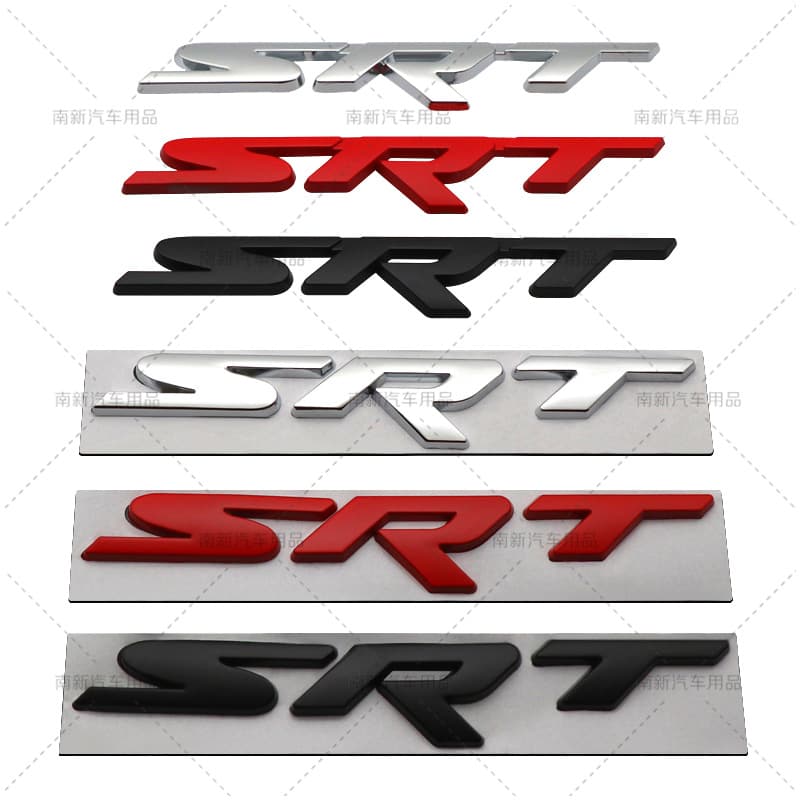Applicable to daqikuwei Kubo SRT split label metal decorative labeling 3D three-dimensional zinc alloy modification stickers