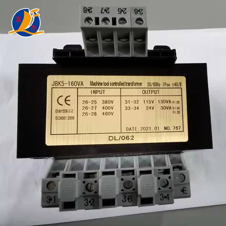 JBK5 transformer, single-phase isolation control machine tool transformer, 380V to 220V servo motor booster.