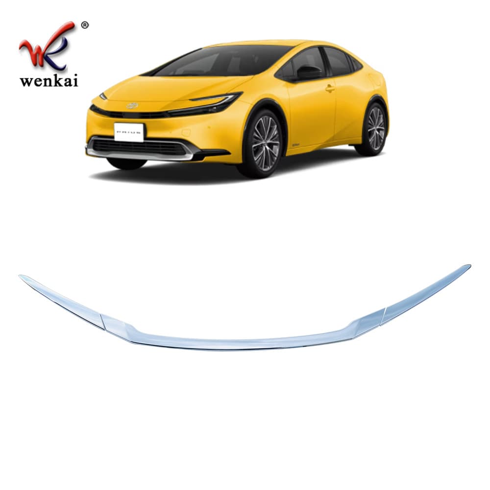 For Toyota 2023 Prius Modified Front Hood Chrome Trim Strip, Prius 60 Series Specific Engine Hood