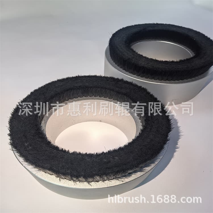 Aluminum Alloy Brush, Glass Cleaning Machine Brush, Aluminum Alloy Industrial Dust-Proof Brush, Canvas Strip Brush