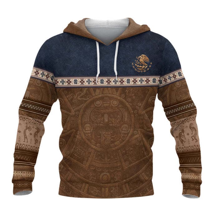 2026 Cross-border European and American men's sweatshirts Mexico logo boys' sweatshirts 3D digital printing European size hooded sweatshirts