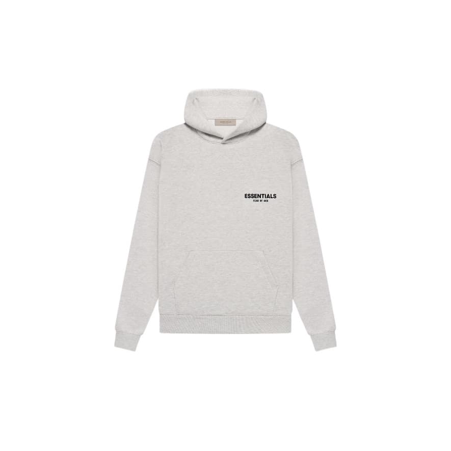 Essentials-SS22 - Front and Back Flock Print Pullover Hoodie