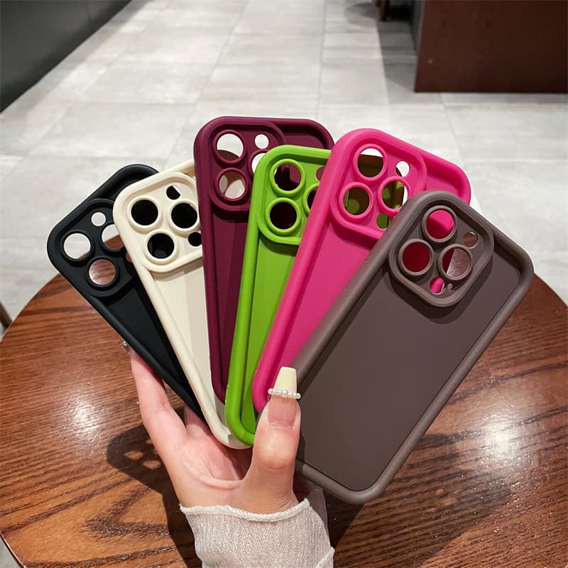 Compatible with Apple 16 Phone Case iPhone 13 Sky Eye Stepped TPU Protective Cover 12/11 Frosted 14 Pro Max