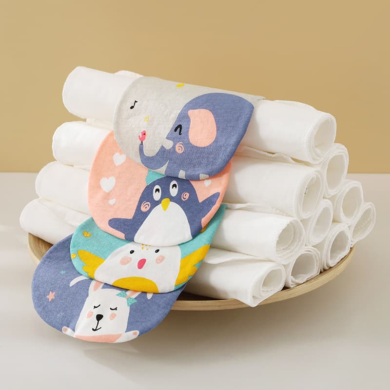 Baby pure cotton children's kindergarten gauze baby cotton boys and girls large and small pad slings essential for kindergarten