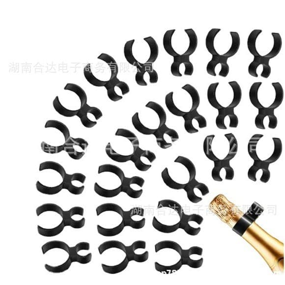 Factory direct sales of various candle accessories champagne clips, bar candle clips, champagne plastic clips