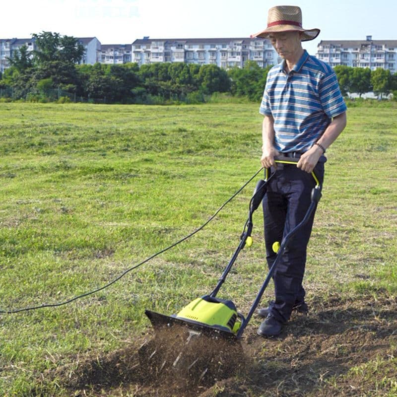 Electric Soil Loosener, Micro Tiller, Soil Turner, Small Plowing Machine, Household Ground Digger for Gardens, Cross-border Wholesale