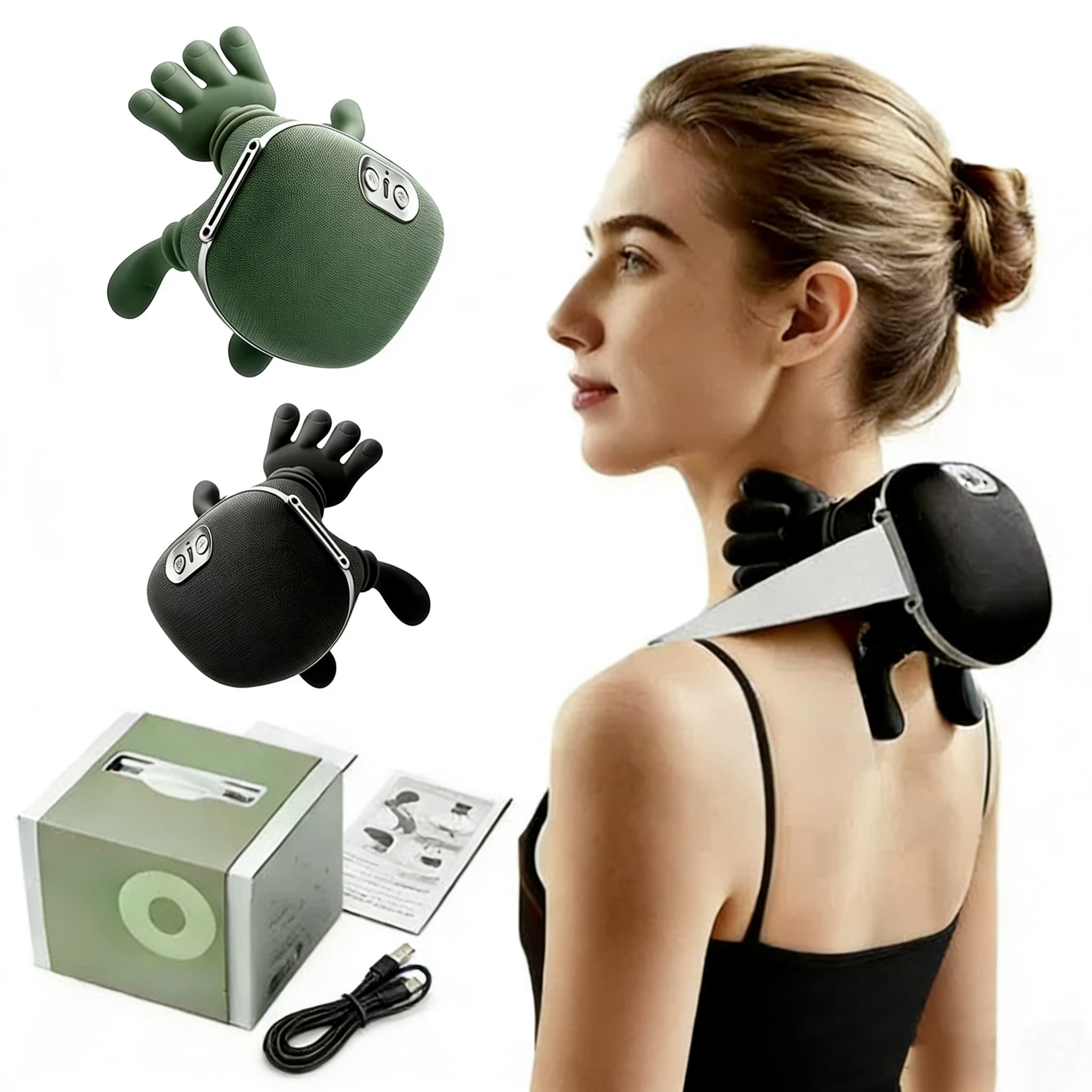 Cross-border new product master-level bionic hand, shoulder and neck massager cervical spine massager trapezius neck and neck massager