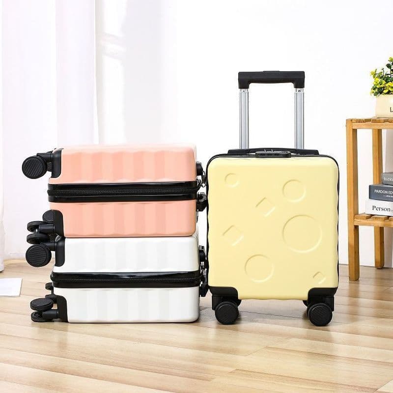 14-Inch Carry-On Portable Kids Travel Suitcase Square Luggage Small Mini Spinner Wheel Trolley Case Factory