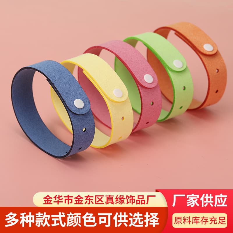 Wholesale Bracelets with Super Fiber Plant Essential Oil - Manufacturer's Outdoor Yard Mosquito Repellent Buckle Rings