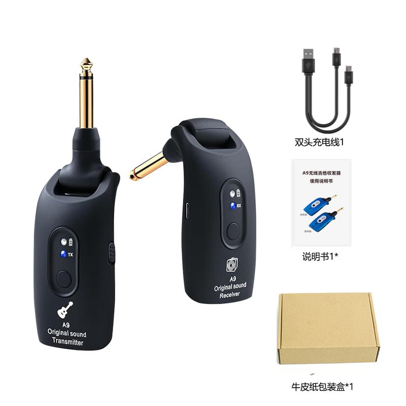Factory Direct A8 Guitar Wireless Transmitter Receiver Electric Guitar Bass Audio Transceiver Portable Connection Cable