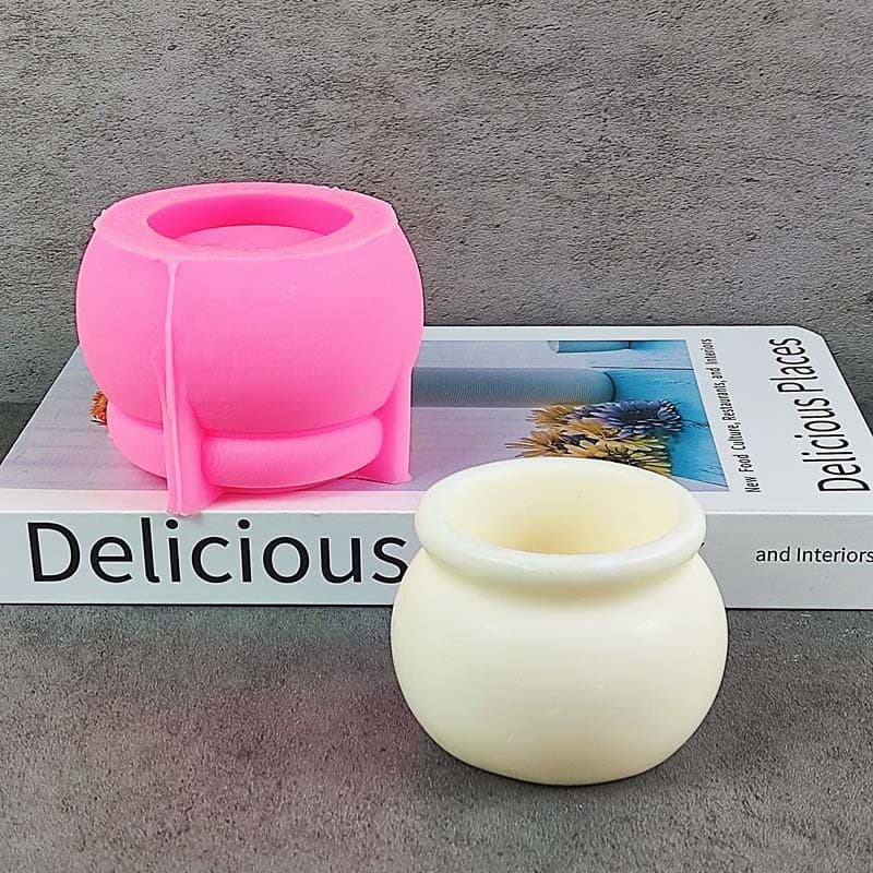 Small Size Fleshy Flower Pot Aromatherapy Candle Cup Silicone Mold Home Decoration Jar Gypsum Concrete Abrasives