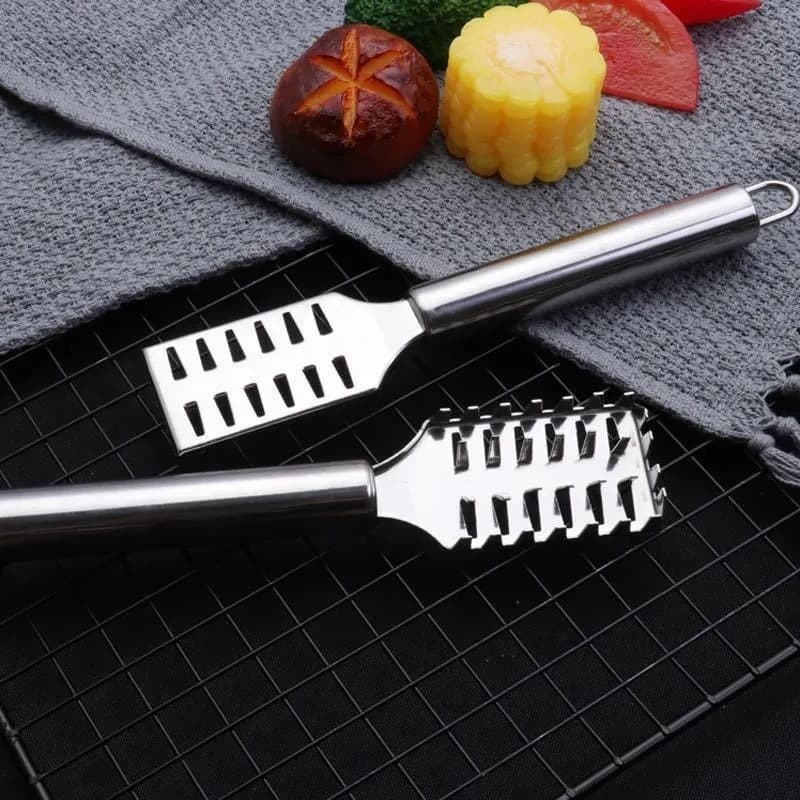 Stainless Steel Fish Scale Scraper Wholesale Household Manual Descaling Tool Kitchen Fish Cleaning Tool Fish Brush