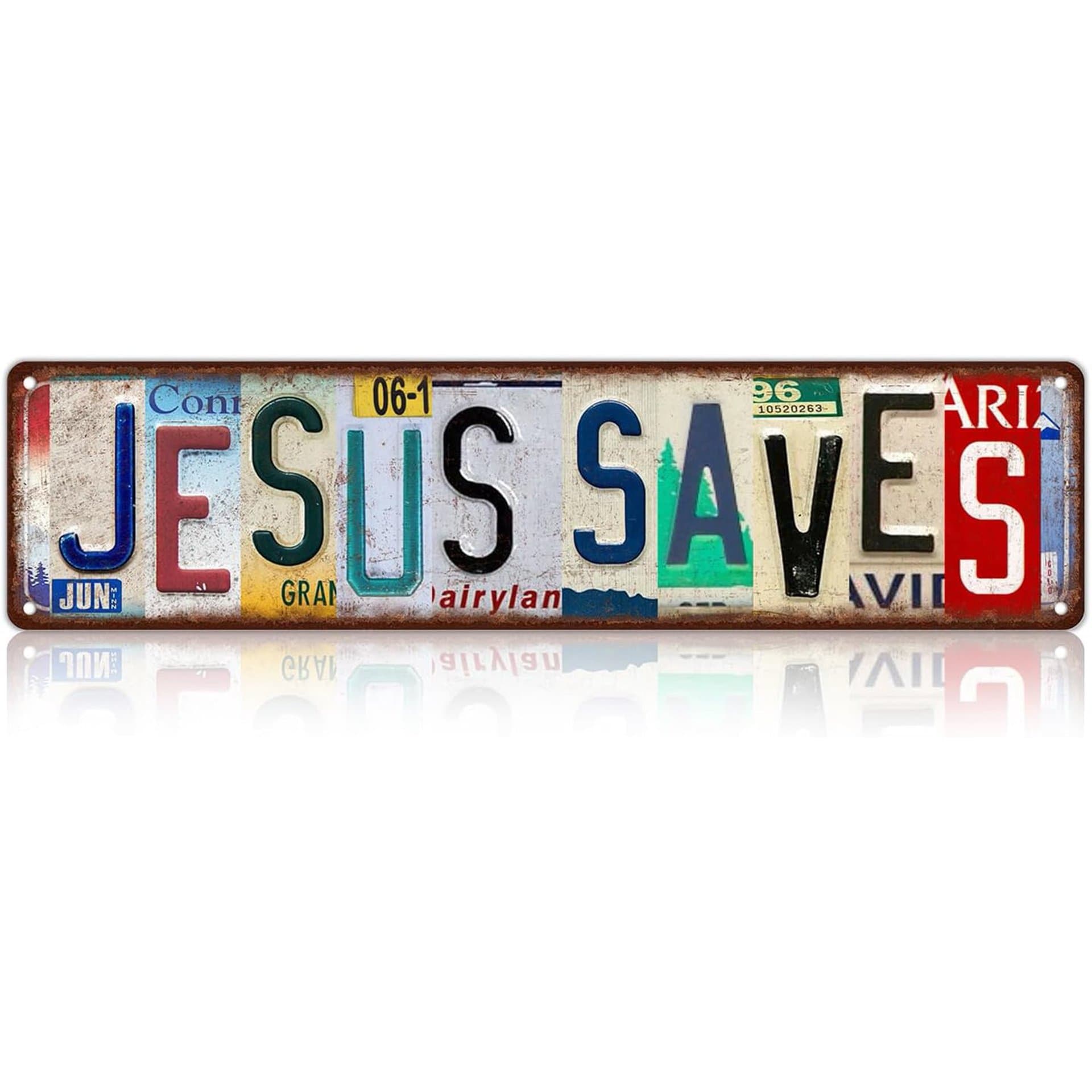 Vintage Cross-Border Home Bar Wall Decor Street Sign Metal Tin Sign 16×4 Inches