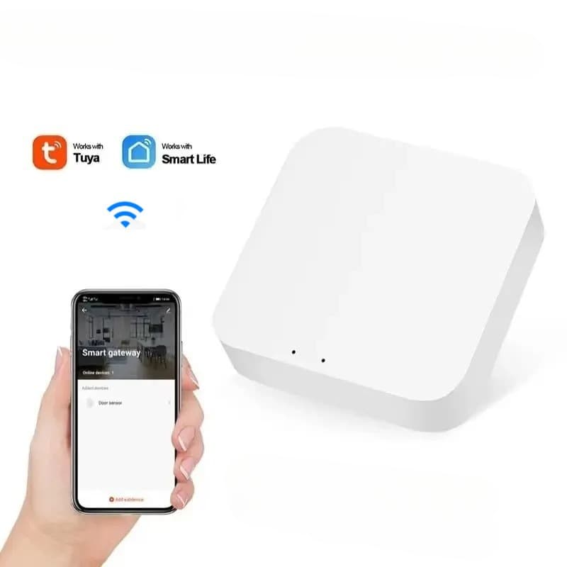 Tuya smart zigbee wireless gateway hosts multiple home devices linkage remote control smart gateway