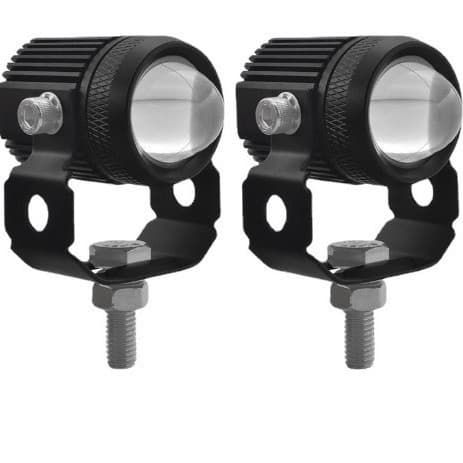Cross-Border Hot Selling COB High/Low Beam Integrated Small Steel Cannon Lens Spotlight, Electric Motorcycle Spotlight, Car Modification Spotlight
