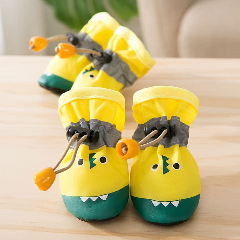 Alligator Puppy Soft Sole Shoes Summer Outdoor Anti-Shedding Teddy Pet Small Dog Paw Covers Spring Autumn Winter Shoes