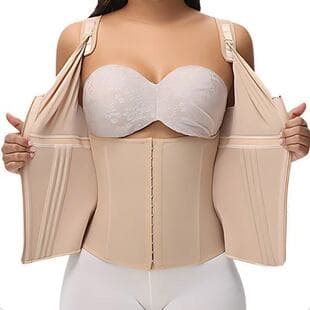 Cross-border Hot Selling Mesh Breathable Body Shaper Strap Vest Steel Bone Support Shaping Waist Cincher