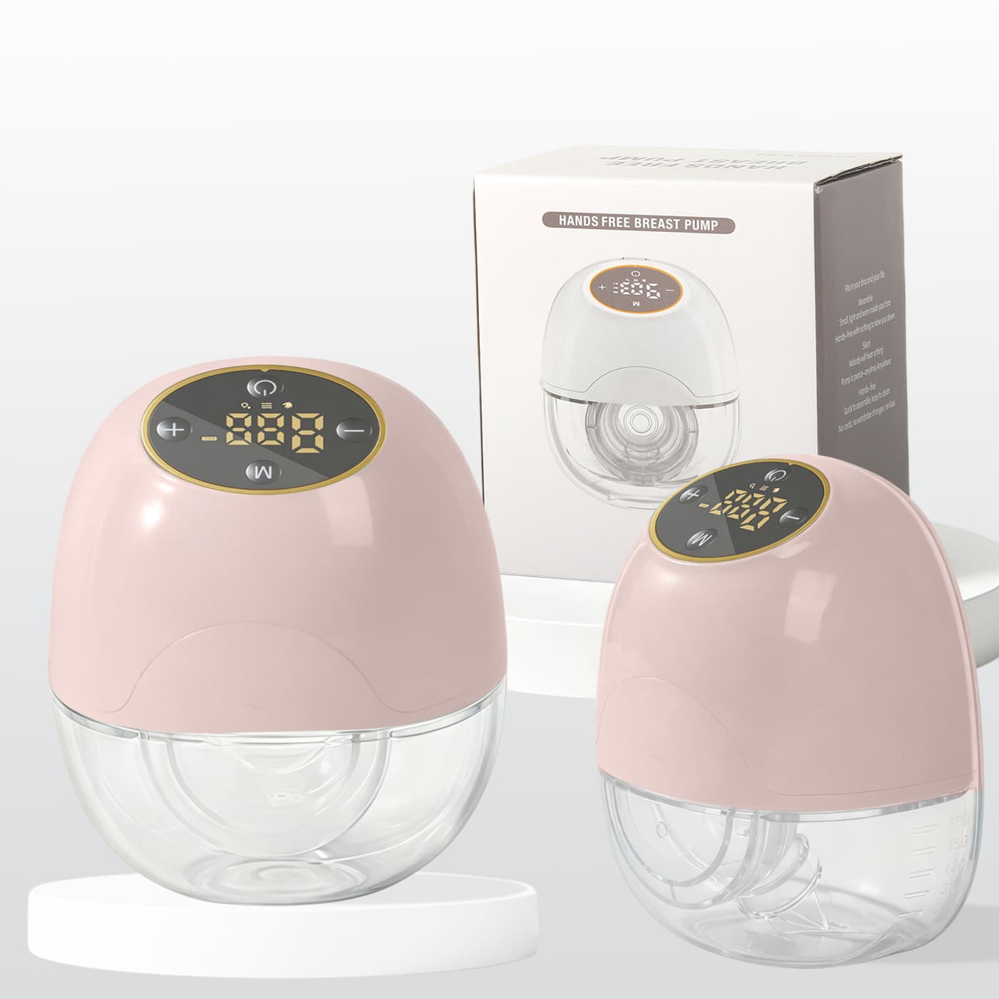 New Wearable Hands-Free Single/Double Electric Breast Pump with Charging, Smart Design for Maternity and Baby Use