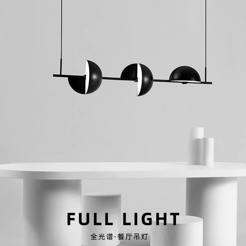 Cross-border dropshipping restaurant front desk rotating chandelier designer Nordic restaurant bar study single-line LED chandelier
