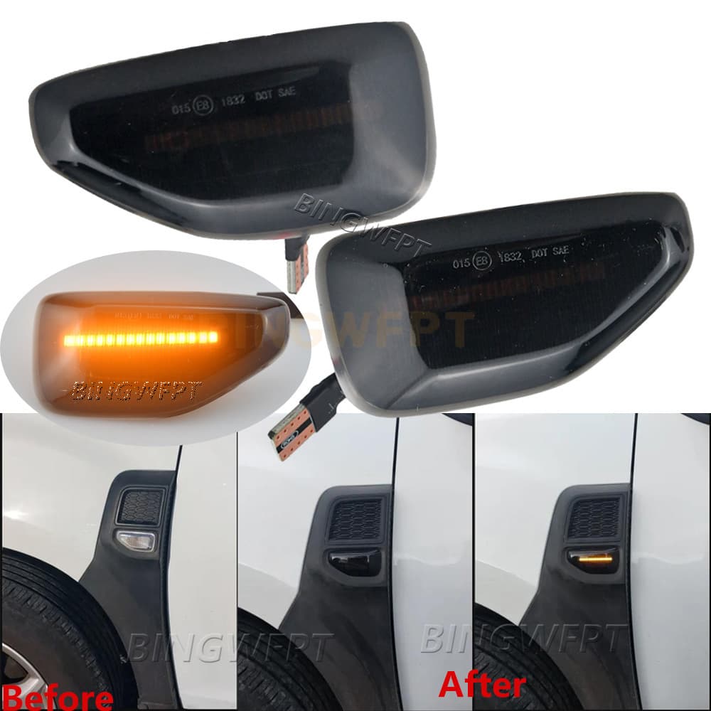 Suitable for Dacia Logan II Dacia Renault Flowing Water LED Dynamic Turn Signal Side Light Fender Light