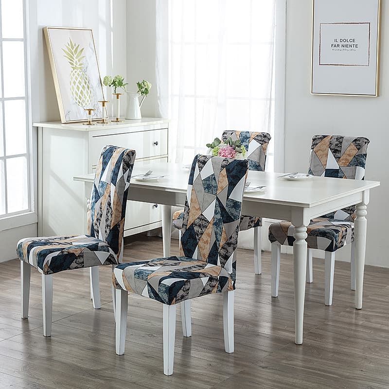 Cross-Border Chair Cover, Four-Season Universal Printed Stretch Chair Cover, Home Hotel European and American Style, Amazon Chair Cover