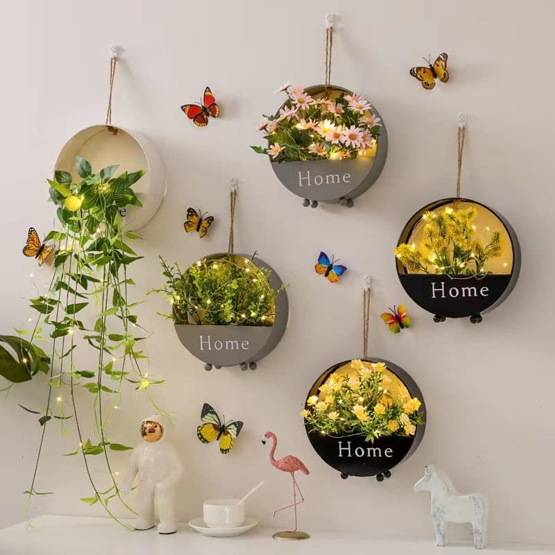 Bedroom wall hanging wall decoration flowers wall hangings wholesale TV background decorations wall hanging Internet celebrity wall restaurant