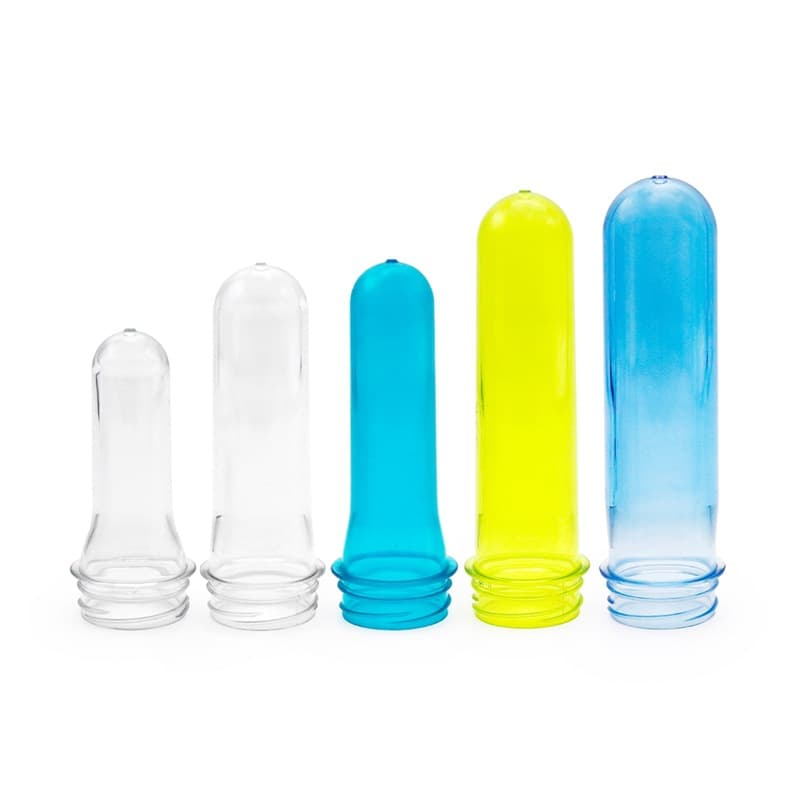 Multi-specification gram weight customizable color preforms, 38mm 3Start beverage-colored PET tube preforms