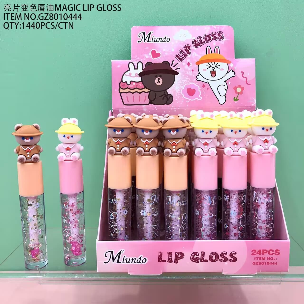 MLUNDO Easy-Color Hydrating Long-Lasting Mirror Lip Tint Liquid Lipstick Silky Smooth Lip Gloss