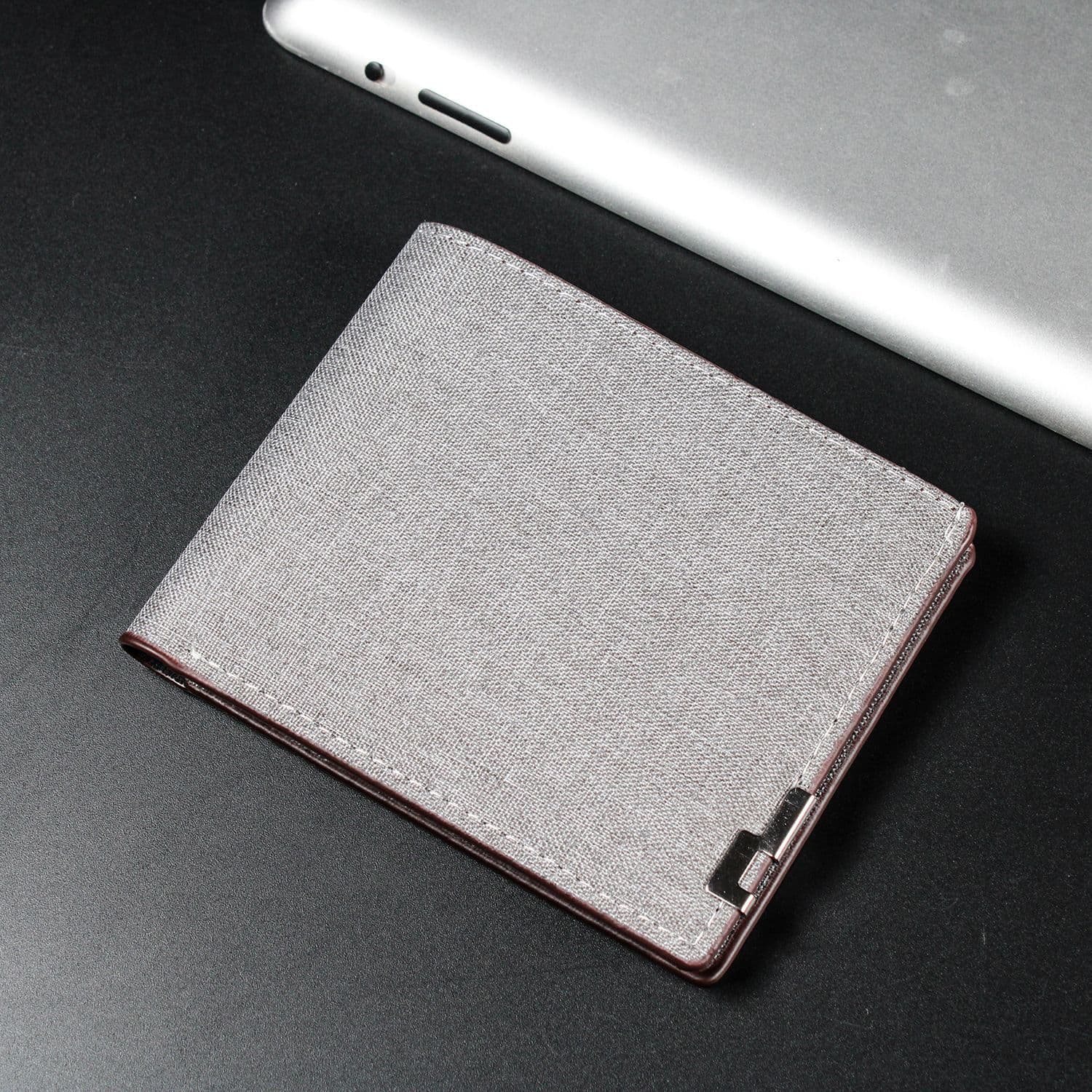New Short Casual Denim Wallet for Men, Multifunctional Youth Billfold, Simple Coin Purse, Wholesale Stock Available