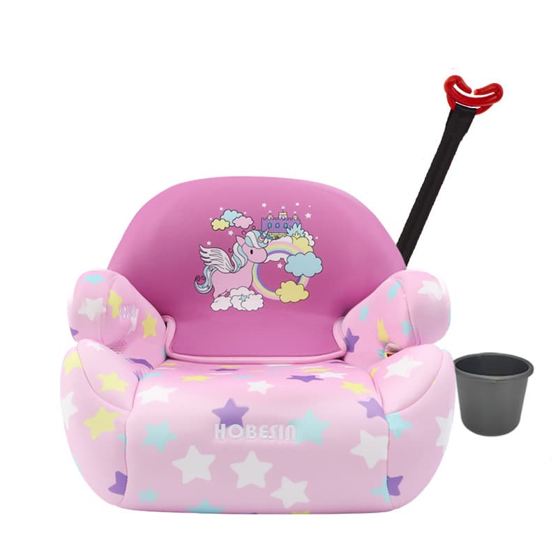 2-3-12 year old child safety seat booster seat, car seat cushion for babies and older children, portable and easy ISOFIX