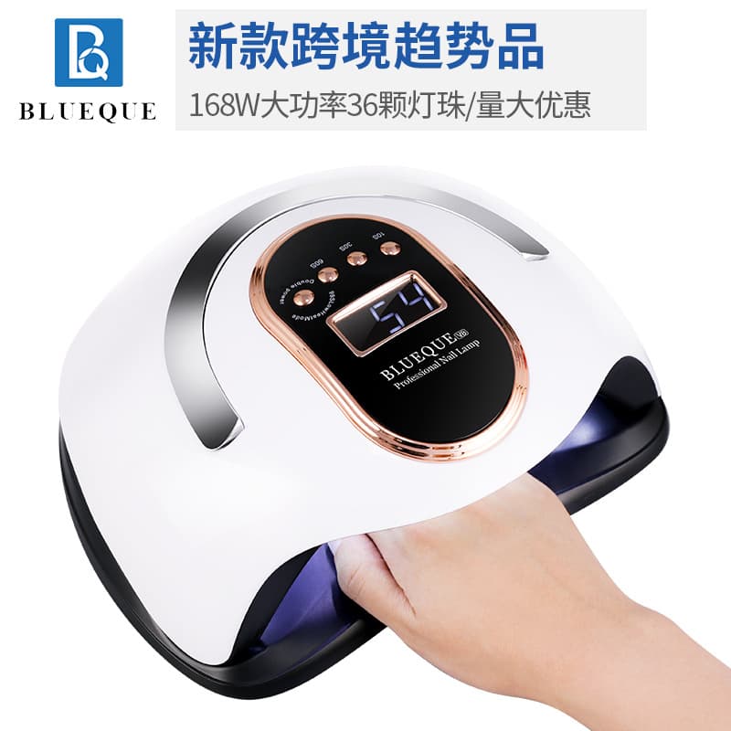 Cross-Border New Manicure Lamp 168W High Power Nail Machine UV Nail Baking Lamp LED Quick-Drying Phototherapy Lamp Dryer
