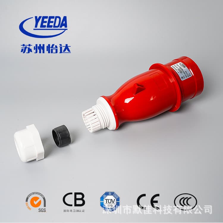 Agent Manufacturer Waterproof Aviation Plug Socket 3P+N+E (Five-Core) YEEDA Yida Industrial Connector
