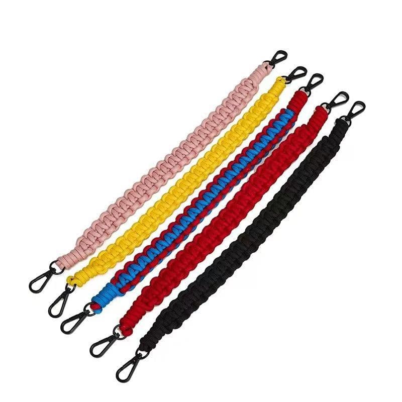 Handwoven Colorful Camera Strap Universal Handmade Woven Shoulder Crossbody Rope Accessory Polyester Material Metal Buckle