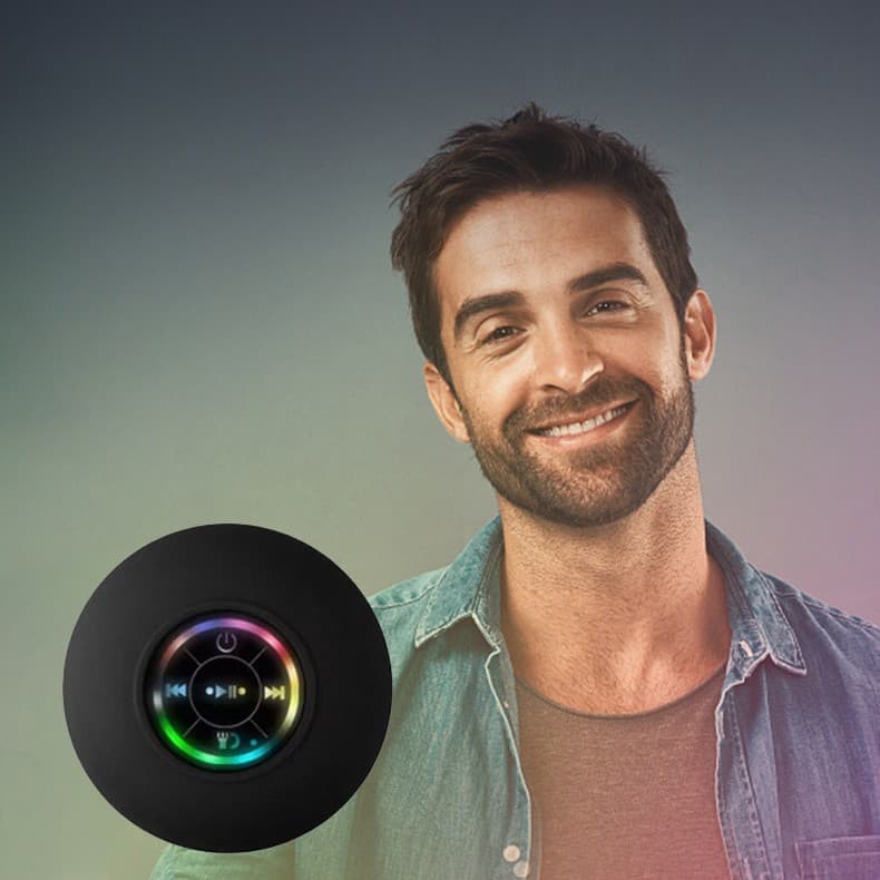 BTS07 Hot Selling Large Suction Cup with Light Waterproof Bluetooth Speaker LED Colorful BTS07 Gift Speaker with Music