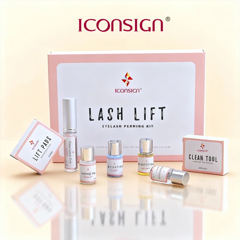Aikexier Easy Eyelash Perm Kit Long-Lasting Curl Keratin Lash Lift Barbie Cold Perm Eyelash Kit