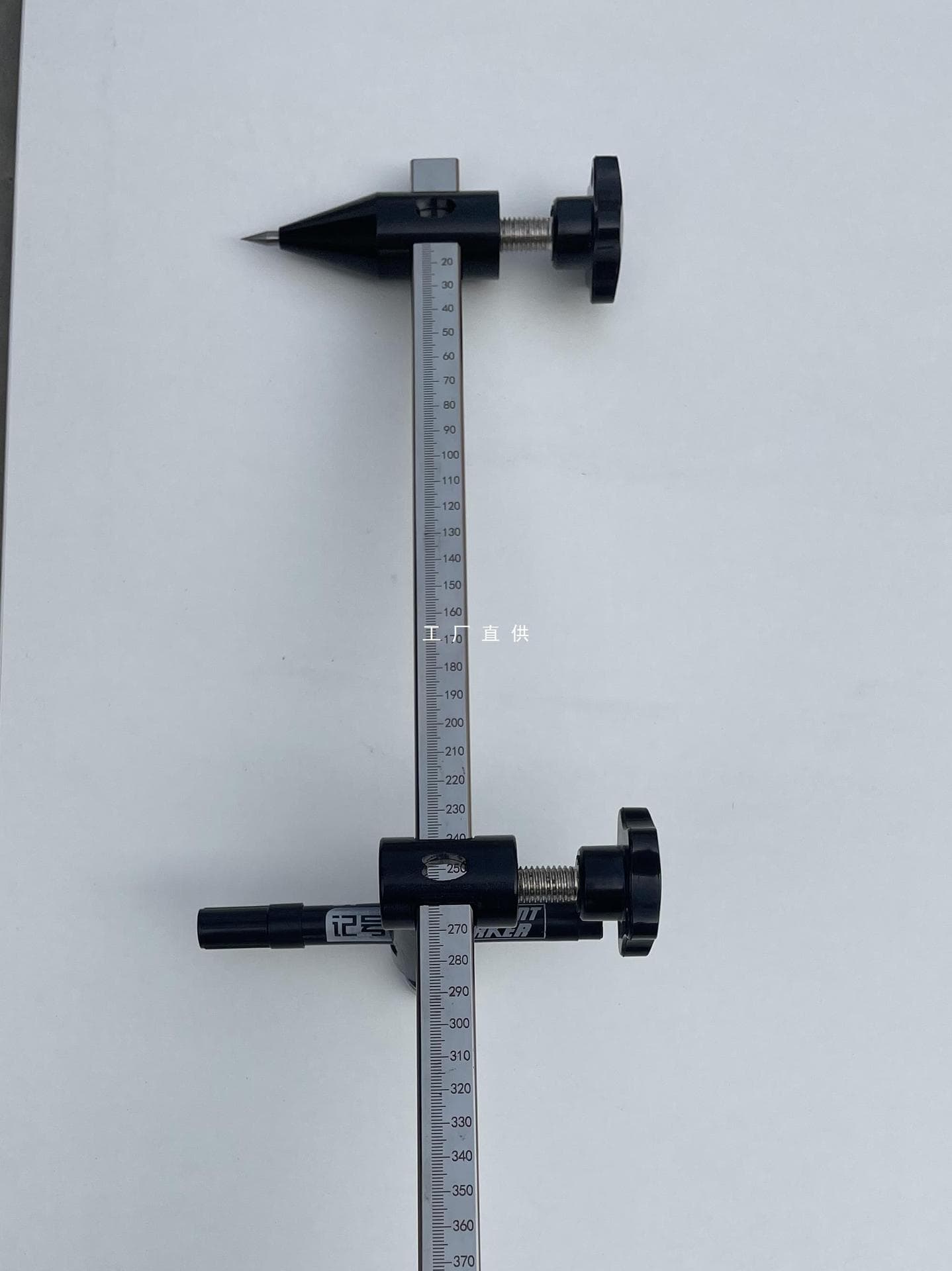 Tungsten Steel Scriber Gauge, Fitter Scriber Gauge, Woodworking Circle Scriber Gauge, Adjustable Scriber Gauge with Scale, Yatongsi
