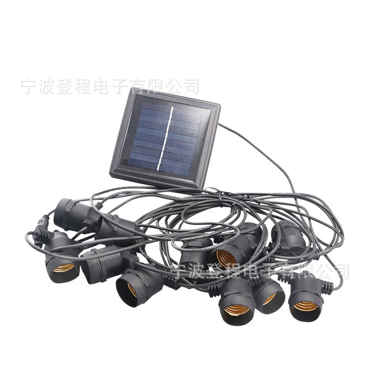 Manufacturer Supplies Solar Light String Wire 1m Wire Cable Power Cord Two-Core Flame Retardant PVC Power Supply Line Wholesale