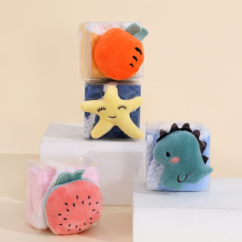 Hand Towel Gift Set, Bear-Shaped Towel, Hanging Absorbent Children's Hand Towel, Kitchen Hand Towel for Babies