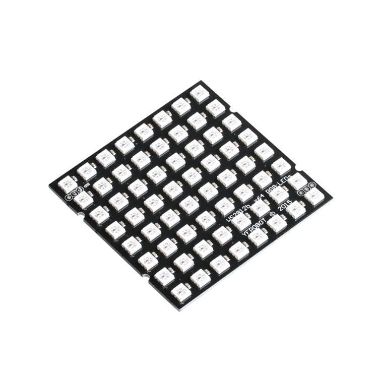 FJY Hot Selling 8*8 RGB 64-bit High Quality WS2812B LED Module ws2812s Compatible with Arduino