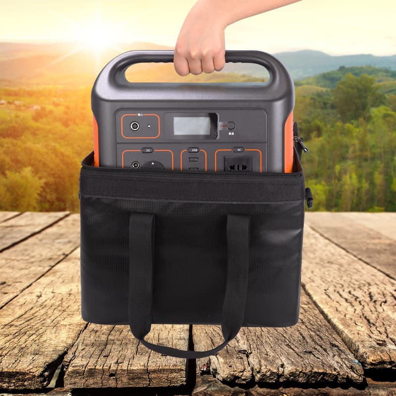 Outdoor Mobile Energy Storage Power Storage Bag, Fireproof, Explosion-Proof, High-Temperature Resistant Portable Fire Safety Storage Box