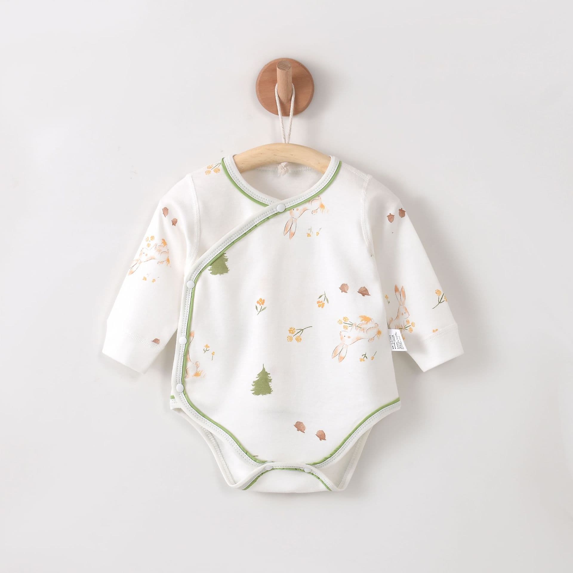 Pure Cotton Newborn Baby Romper Spring Summer Autumn Winter Unisex Long Sleeve Triangle Diaper Cover All Seasons Clothes