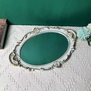 Low-Price Promotional Fruit Cosmetic Desktop Vanity Skincare Storage Tray Mirror Plastic PP Material Cross-Border