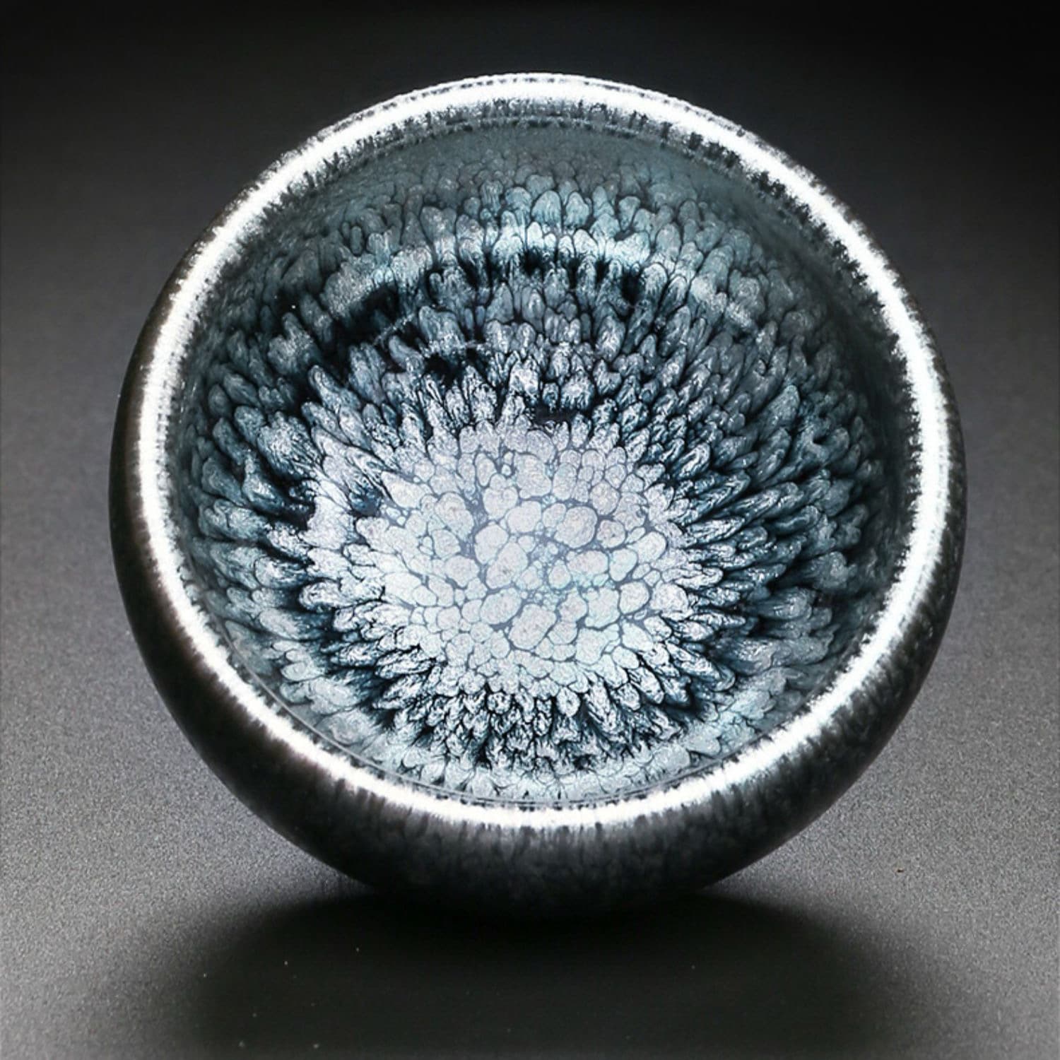 Jianzhan Tea Cup Master's Cup, Hundred Flowers Bowl Ceramic Large Gongfu Personal Lotus Cup, Tianmu Shui Ji Tea Cup
