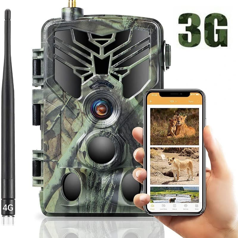 4K HD anti-hunting camera HC-801G outdoor courtyard surveillance camera waterproof night infrared surveillance