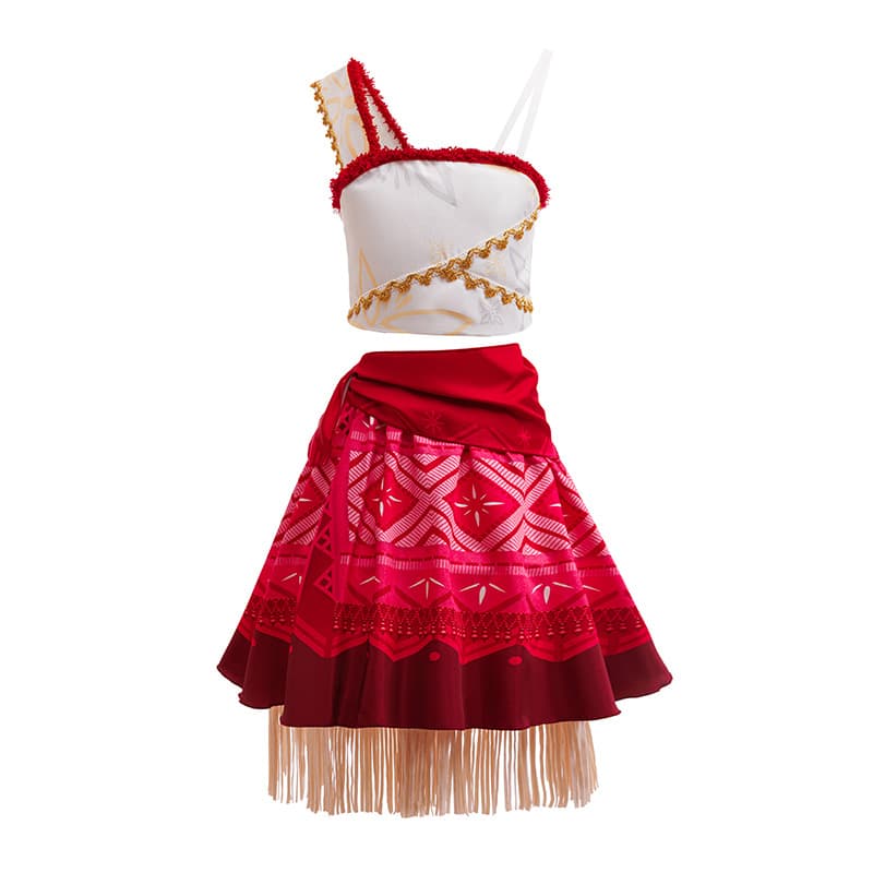 Cross-border foreign trade Moana 2 Moana COS costume girls Halloween cosplay dress skirt suit