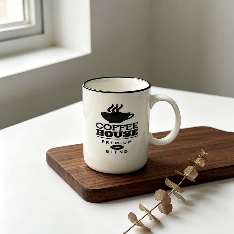 Vintage Enamel-Style Mug, Creative Ceramic Mug, Water Cup, Retro Cup with LOGO Gift Wholesale