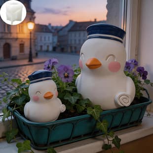 Quanmingxiang Cute Hat-Wearing Seagull Aromatherapy Candle Mold 3D Envelope Pigeon Silicone Decoration Mold